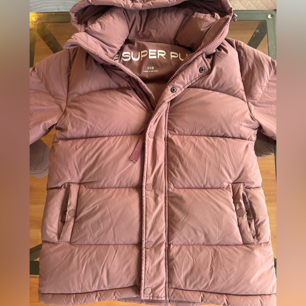 Aritzia superpuff mauve 2XS